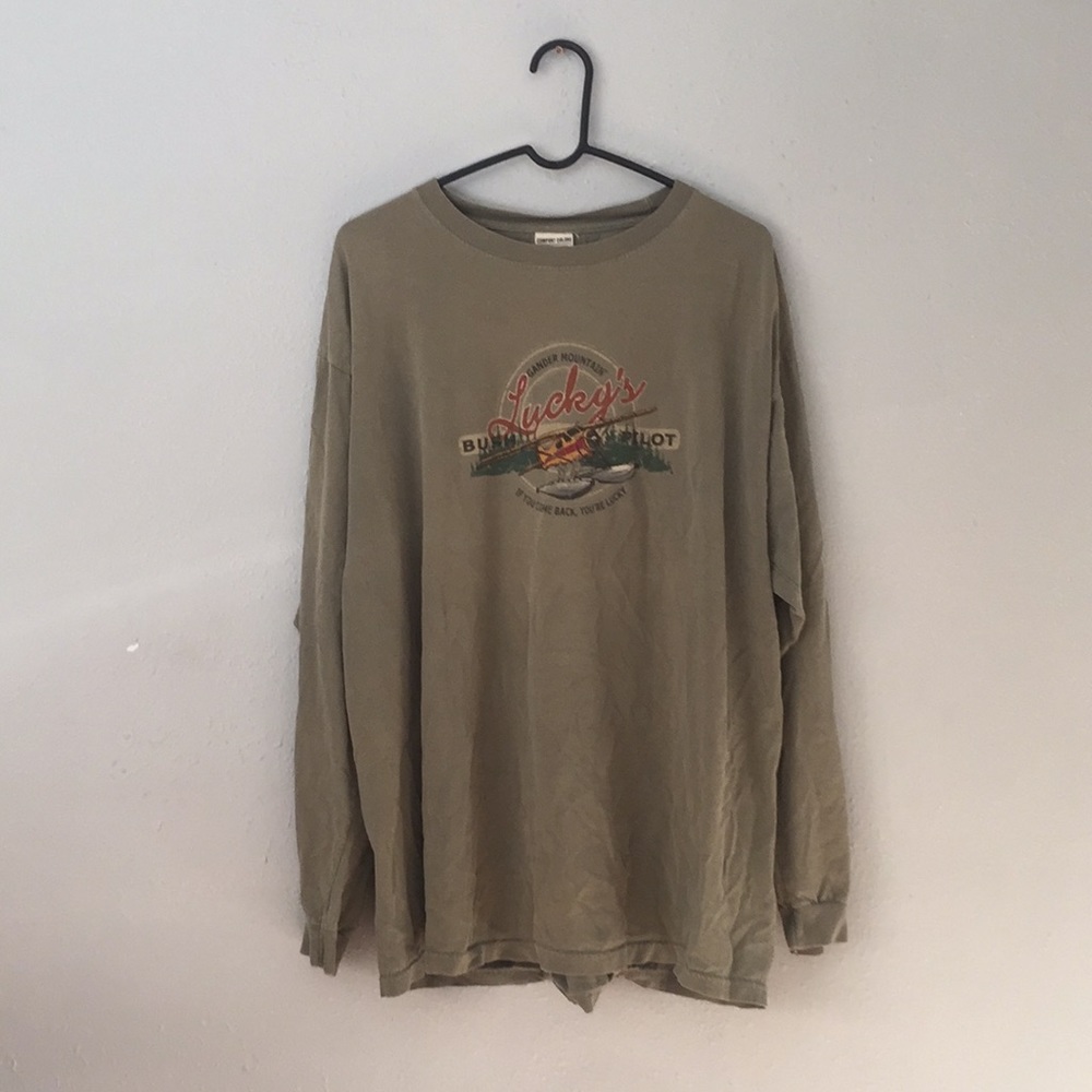 Oversized Plane Long Sleeve Tee